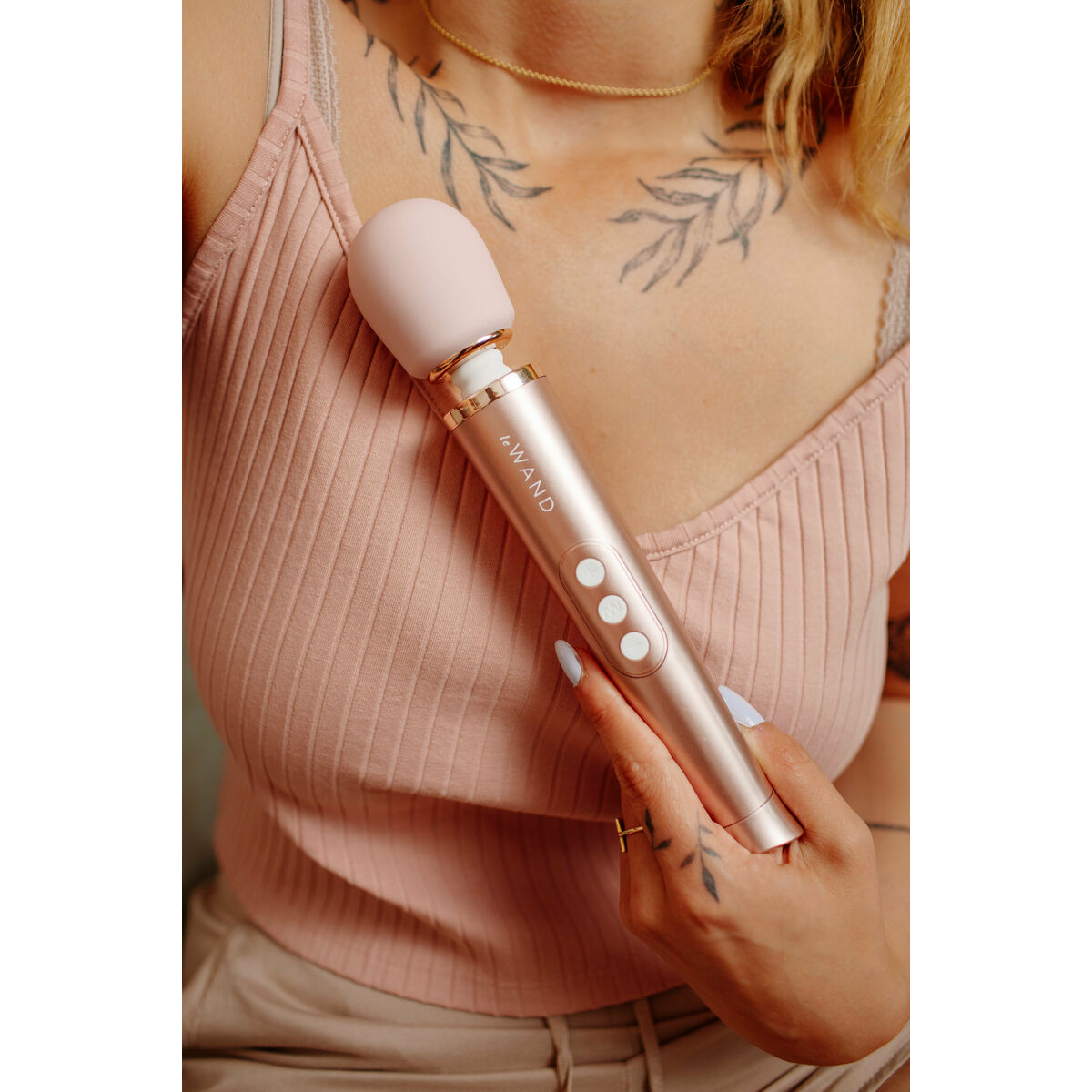 Baguette de Massage Petite Le Wand Rose Non
